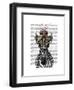 Zebra Head Trophy-Fab Funky-Framed Art Print