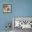 Zebra Heel Blue-Roderick E. Stevens-Framed Stretched Canvas displayed on a wall