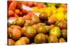 Zebra Heirloom Tomatoes Fresh Produce Photo Poster Print-null-Stretched Canvas