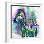 Zebra Henna-OnRei-Framed Art Print