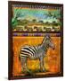 Zebra I-Chris Vest-Framed Premium Giclee Print