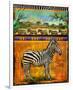 Zebra I-Chris Vest-Framed Premium Giclee Print