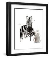 Zebra I-Philippe Debongnie-Framed Art Print