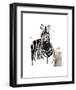 Zebra I-Philippe Debongnie-Framed Art Print