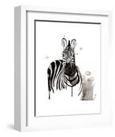 Zebra I-Philippe Debongnie-Framed Art Print