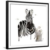 Zebra I-Philippe Debongnie-Framed Giclee Print