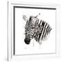 Zebra II-Philippe Debongnie-Framed Giclee Print