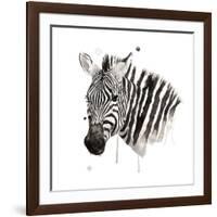 Zebra II-Philippe Debongnie-Framed Giclee Print