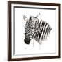 Zebra II-Philippe Debongnie-Framed Giclee Print