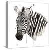 Zebra II-Philippe Debongnie-Stretched Canvas