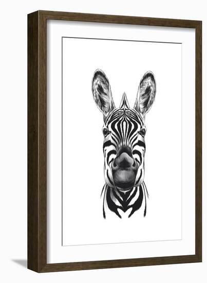 Zebra Illustration-Incado-Framed Art Print