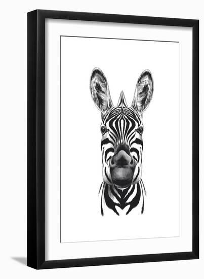 Zebra Illustration-Incado-Framed Art Print