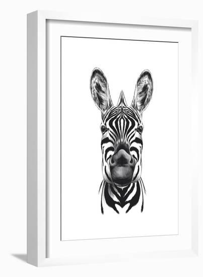 Zebra Illustration-Incado-Framed Art Print