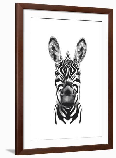 Zebra Illustration-Incado-Framed Art Print