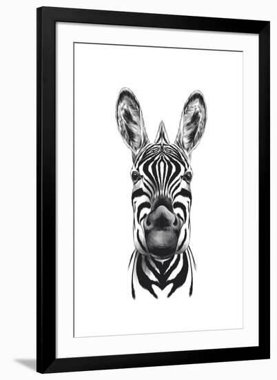 Zebra Illustration-Incado-Framed Art Print