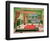 Zebra in a Bedroom, 1996-Anthony Southcombe-Framed Giclee Print