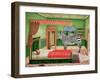 Zebra in a Bedroom, 1996-Anthony Southcombe-Framed Giclee Print