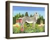 Zebra in a Garden, 1977-Anthony Southcombe-Framed Giclee Print