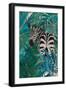 Zebra in the Jungle 1-Sarah Manovski-Framed Giclee Print