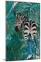 Zebra in the Jungle 1-Sarah Manovski-Mounted Giclee Print