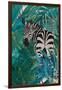 Zebra in the Jungle 1-Sarah Manovski-Framed Giclee Print