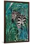 Zebra in the Jungle 2-Sarah Manovski-Framed Premium Giclee Print