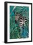 Zebra in the Jungle 2-Sarah Manovski-Framed Premium Giclee Print
