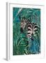 Zebra in the Jungle 2-Sarah Manovski-Framed Giclee Print