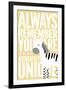 Zebra - Infant Sentiment - Yellow-Lantern Press-Framed Art Print