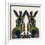 Zebra Love Ivory-Sharon Turner-Framed Art Print