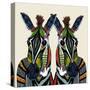 Zebra Love Ivory-Sharon Turner-Stretched Canvas