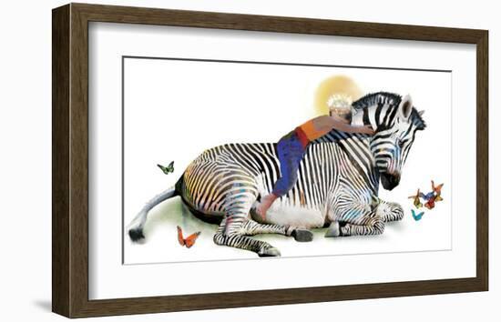 Zebra Love-Nancy Tillman-Framed Art Print