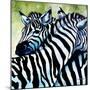 Zebra Love-Cherie Roe Dirksen-Mounted Giclee Print