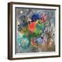 Zebra Mares, 1988-Jane Deakin-Framed Giclee Print