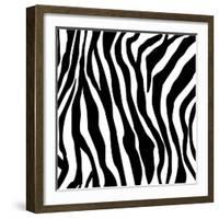 Zebra Print-sjgh-Framed Art Print