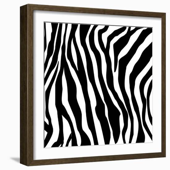 Zebra Print-sjgh-Framed Art Print