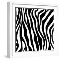 Zebra Print-sjgh-Framed Art Print