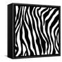 Zebra Print-sjgh-Framed Stretched Canvas