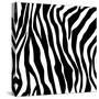 Zebra Print-sjgh-Stretched Canvas