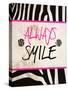 Zebra Sayings I-SD Graphics Studio-Stretched Canvas