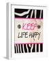 Zebra Sayings II-SD Graphics Studio-Framed Art Print