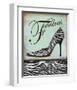 Zebra Shoe-Todd Williams-Framed Art Print