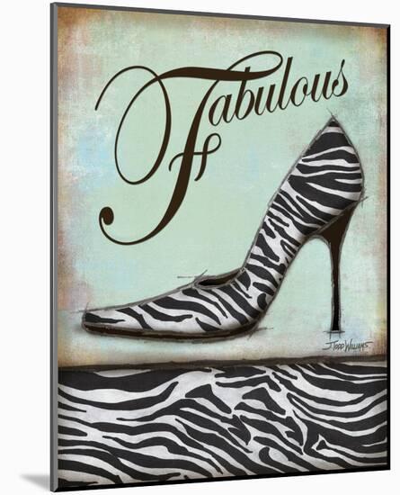 Zebra Shoe-Todd Williams-Mounted Print