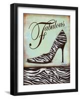 Zebra Shoe-Todd Williams-Framed Art Print