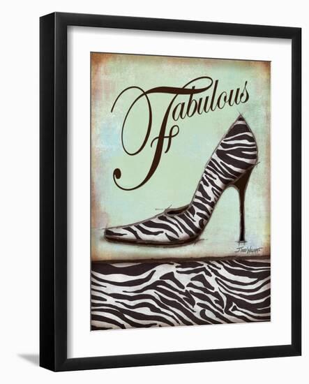 Zebra Shoe-Todd Williams-Framed Art Print