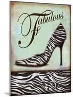 Zebra Shoe-Todd Williams-Mounted Art Print
