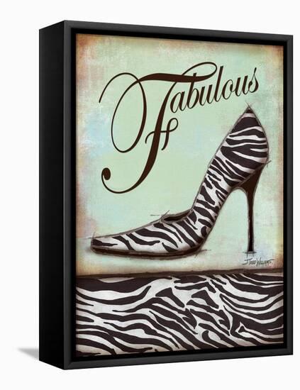 Zebra Shoe-Todd Williams-Framed Stretched Canvas