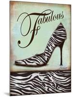 Zebra Shoe-Todd Williams-Mounted Art Print