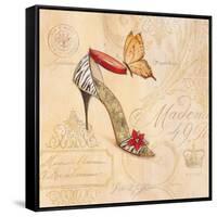 Zebra Stiletto-Angela Staehling-Framed Stretched Canvas