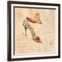 Zebra Stiletto-Angela Staehling-Framed Art Print